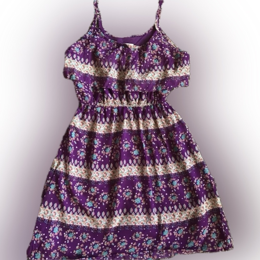 Purple mossimo floral dress